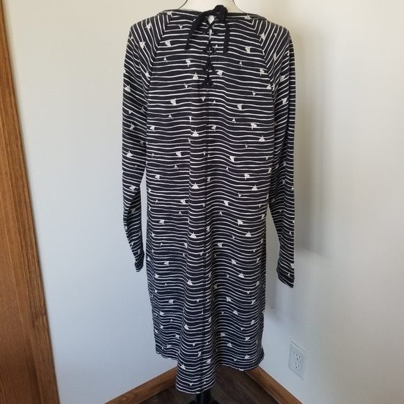 NWT Talbots Striped Floral Dress - Picture 3 of 4